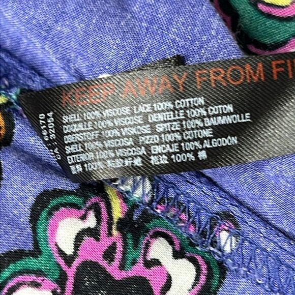 Anthropologie Blue Floral Mini Dress - Picture 10 of 10